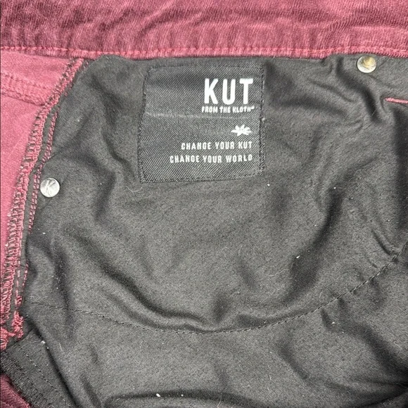 Kut Burgundy Corduroy Pants - Picture 5 of 5